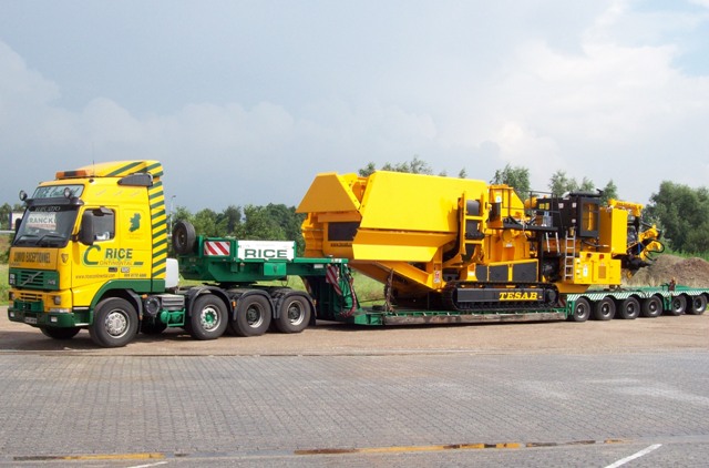 Specialist machinery prepared for a continental movement.
